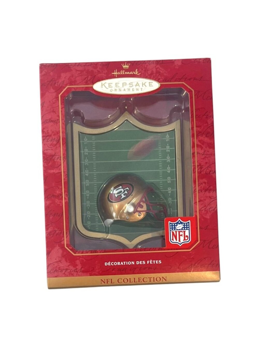 2001 San Francisco 49ers Christmas Keepsake Ornament Hallmark NFL Collection